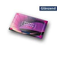 Magnetbutton, farbig bedruckt, liegend