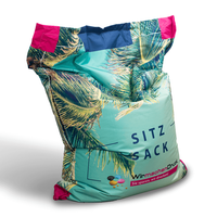 Sitzsack, farbig bedruckt, muster