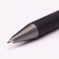 Druckbleistift mit gravur, liegend,dunkel grau