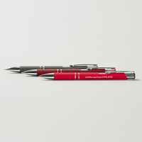  Druckbleistift mit gravur, liegend, verschiedene Farben