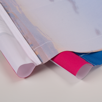  Banner, farbig bedruckt mit Hohlsaum, liegend