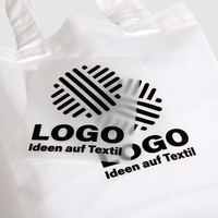 Hochwertiger Textiltransfer in Frei-Form, schwarz bedruckt
