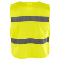 Hochwertiger Unisex-Warnschutzponcho mit einer Druckposition, Rückseite