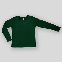 langarmshirt, unbedruckt