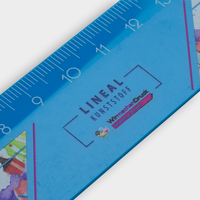Lineal, farbig bedruckt