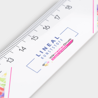 Lineal, farbig bedruckt