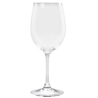 Rotweinglas unbedruckt