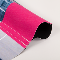 Textilbanner, farbig bedruckt mit Hohlsaum