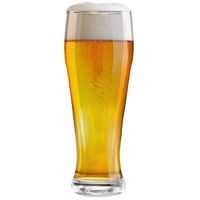 Weizenbierglas gefüllt mit Bier