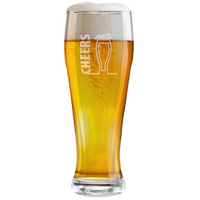 Weizenbierglas gefüllt mit Bier