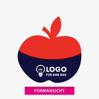 Hohlkammerplatte, farbig bedruckt, Form