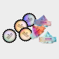 Hologramm-Aufkleber 4/0 farbig bedruckt oval (oval konturgeschnitten), Gruppe