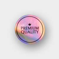 Hologramm-Aufkleber 4/0 farbig bedruckt oval (oval konturgeschnitten)