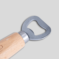 Flaschenöffner, bedruckt, Holz, liegend