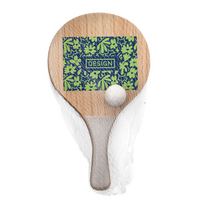 Schläger bedruckt mit Ball in Netzumverpackung