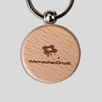 Schlüsselanhänger, bedruckt, Holz