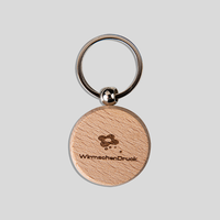 Schlüsselanhänger, bedruckt, Holz