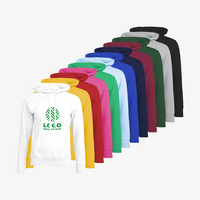 Hoodie, basic bedruckt, verschiedene Farben