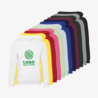 Hoodie, farbig bedruckt, Vorderansicht