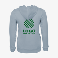 Hoodie Damen, Organic, B&C - mit ZWEI Druckpositionen