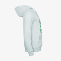 Hoodie, farbig bedruckt, Seitenansicht