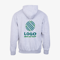 Hoodie, basic bedruckt, Rueckseite