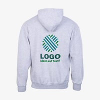 Hoodie, basic bedruckt, Rueckseite