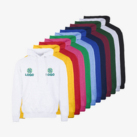 Hoodie, farbig bestickt, Vorderseite