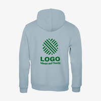 Hoodie, farbig bedruckt, Rueckseite