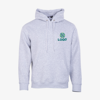 Hoodie, farbig bestickt, Vorderseite