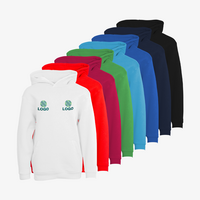 Hoodie, bestickt, Vorderansicht