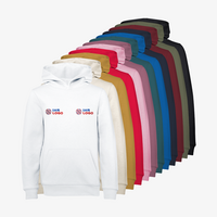 Hoodie Kinder, Organic  Brust links und rechts Farbauswahl