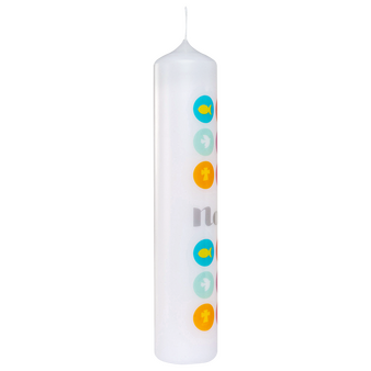 Individuelle Kerze 30 x &Oslash; 6 cm, 4/0-farbig einseitig bedruckt