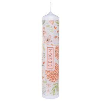 Individuelle Kerze 30 x &Oslash; 6 cm, 4/0-farbig einseitig bedruckt