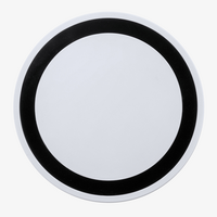 Induktive Ladestation aus Kunststoff 10 W, Schwarz, Vogelperspektive