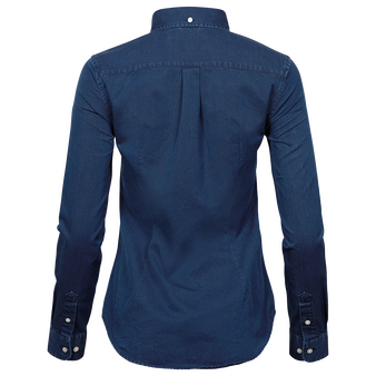  Jeansbluse, Twill Tailored Fit - TEE JAYS, R&uuml;ckseite