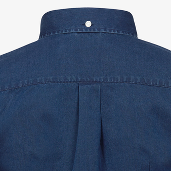  Jeansbluse, Twill Tailored Fit - TEE JAYS, Details R&uuml;ckseite