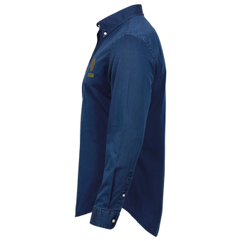 Jeanshemd, Twill Tailored Fit - TEE JAYS, Seitenansicht