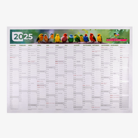 Kalendermuster Jahresplaner 2025