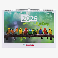 Kalendermuster Monatswandkalender 2025