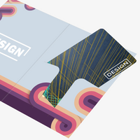 Kartenhülle Basic 7,5 x 10,5 cm 5/5-farbig bedruckt im Scheckkartenformat