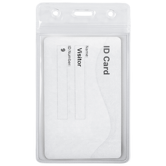 Kartenhülle im Hochformat (68 x 115 mm) unbedruckt, befüllt