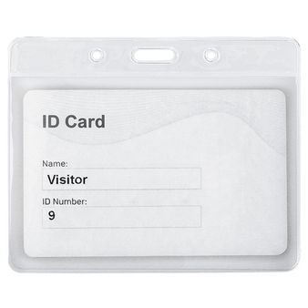 Kartenhülle im Querformat (100 x 82 mm) unbedruckt, befüllt