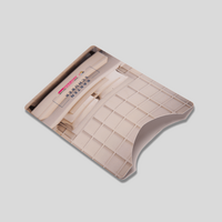 Kartenhülle Schuber 9,0 x 6,0 cm einseitige Soft-feelkaschierung