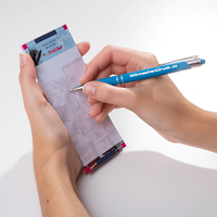 Kellnerblock, farbig bedruckt