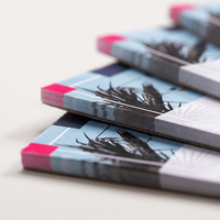 Kellnerblock, farbig bedruckt, liegend