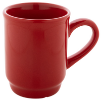 Glühweintasse Keramik rot