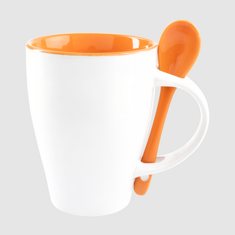 Keramiktasse mit L&ouml;ffel
