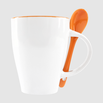 Keramiktasse mit L&ouml;ffel
