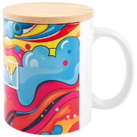 Tasse bedruckt seitlich schräg